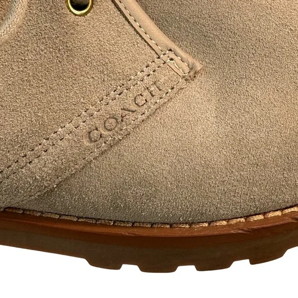 Coach Men’s Desert Boot Suede Leather Color: Sand Size:11.5 NEW.